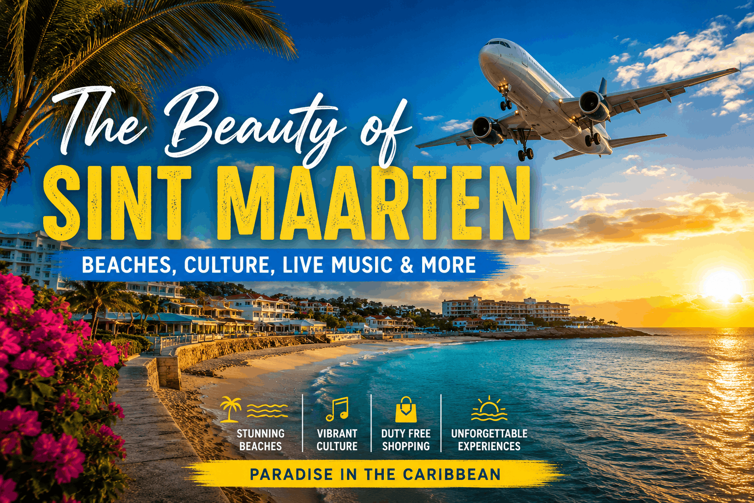 The Beauty of Sint Maarten featuring Mah